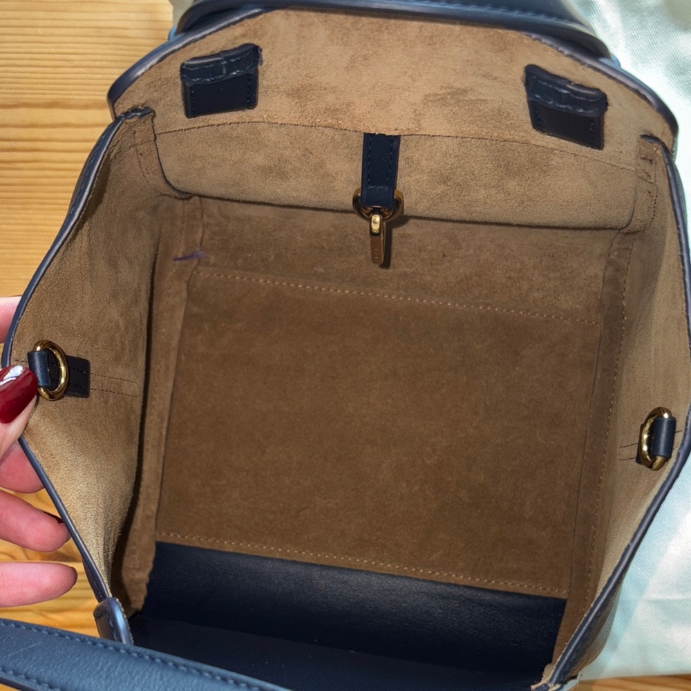 Loewe Hammock Nugget Bag Navy - Picture 6 of 9